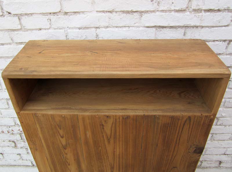 China halbhohe offene Kommode ideal als Ecke moderne Optik helle Pinie