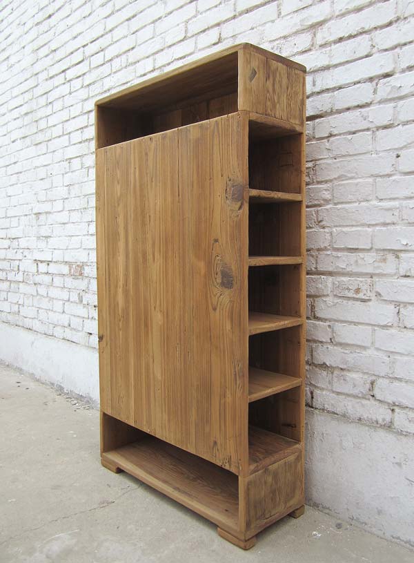 China halbhohe offene Kommode ideal als Ecke moderne Optik helle Pinie