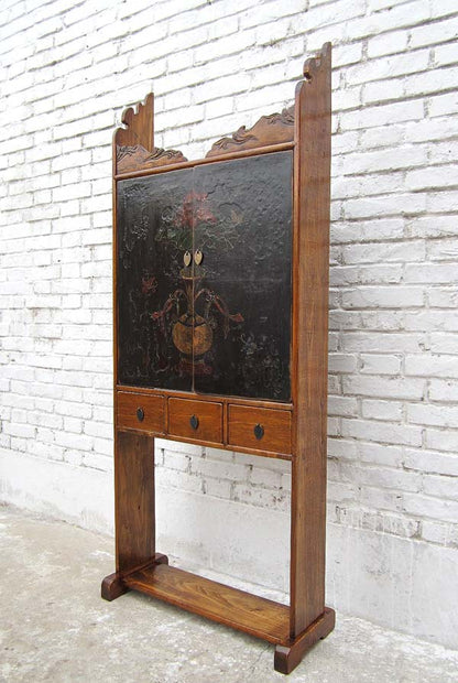 China Shanxi ca 1890 alter Hausaltar Regal Schrein Pappelholz naturfarben