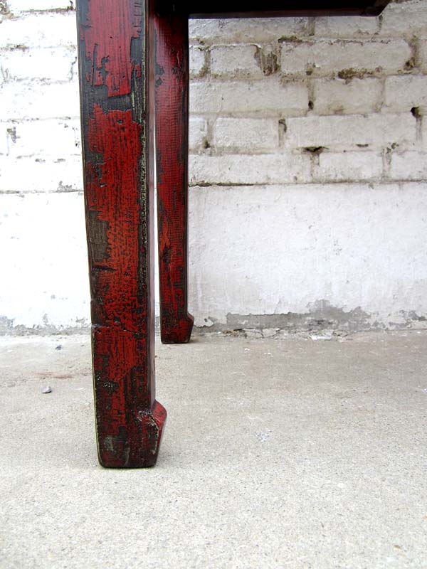 China Hebei  schlanker Schreibtisch Desk dunkelbraune Pinie