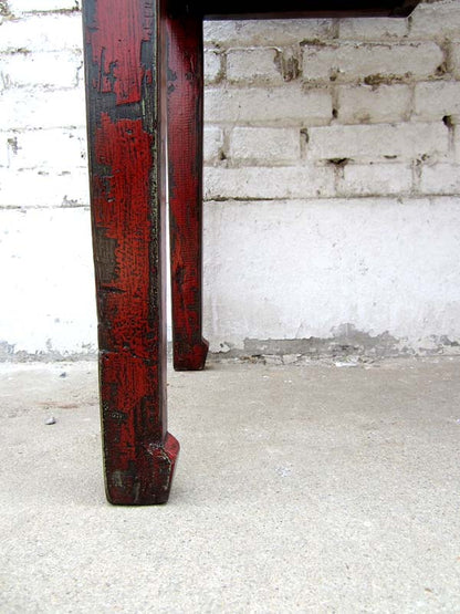 China Hebei  schlanker Schreibtisch Desk dunkelbraune Pinie