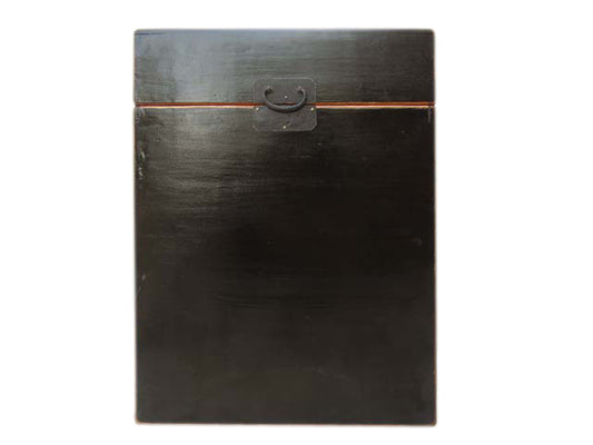 China Shanxi  kleine Box Nachtschrank schwarz Pinienholz 