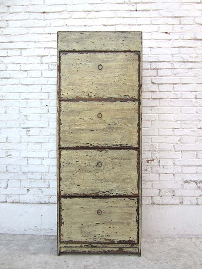 China großer Schuhschrank weiß in shabby chic Optik 