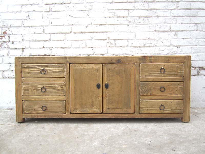 China Lowboard Kommode für TV Flachbildschirm sechs Schübe Landhausstil