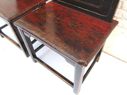 China Shanxi 1860 Holz klassischer antiker Stuhl massive dunkle Ulme zwei Stück vorhanden bei Luxury-Park