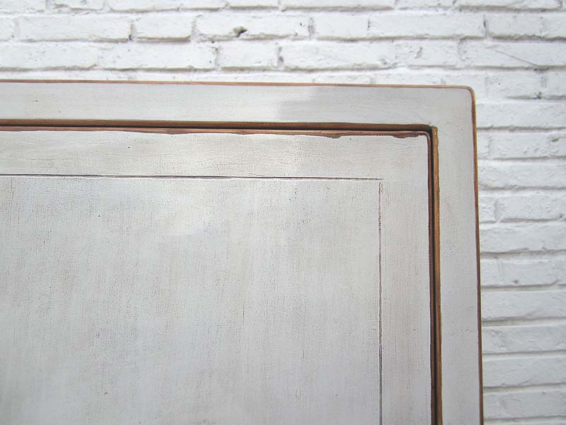 Großer Chinesischer Hochzeitsschrank weiß lackiert Doppeltüren Modern Pinie