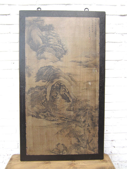 China Wandbild brauner Rahmen Peking 85 Jahre Pinie