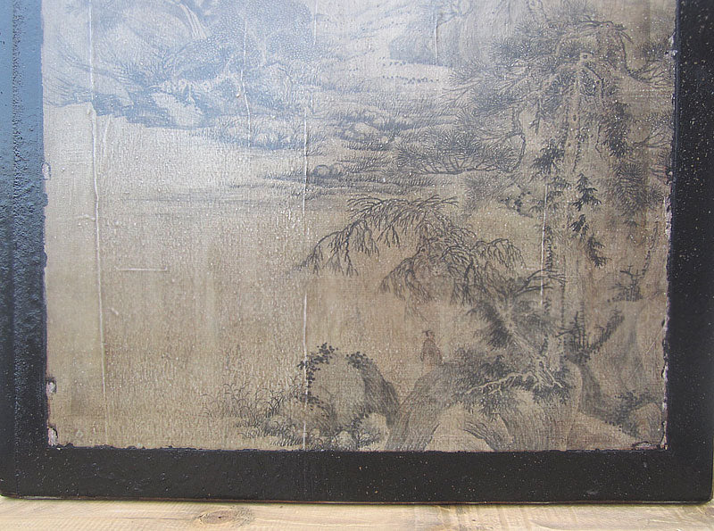 China Wandbild brauner Rahmen Peking 85 Jahre Pinie