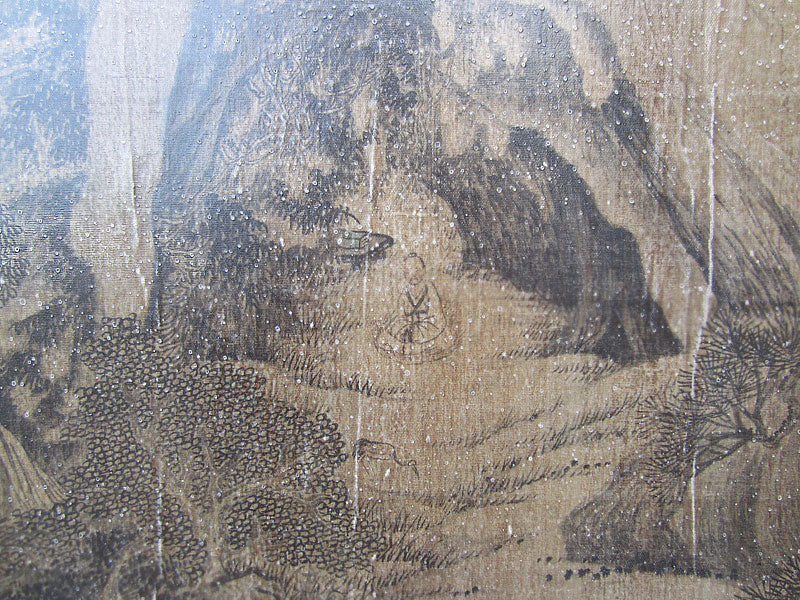 China Wandbild brauner Rahmen Peking 85 Jahre Pinie