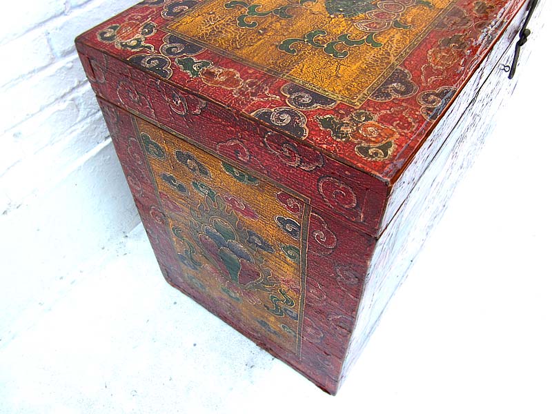 China Tibet Box Truhe antik klassische bunte Bemalung
