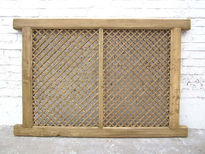 China Ziergitter 135x90cm Antik Shanxi 1815 Jahre Pinie Naturholz