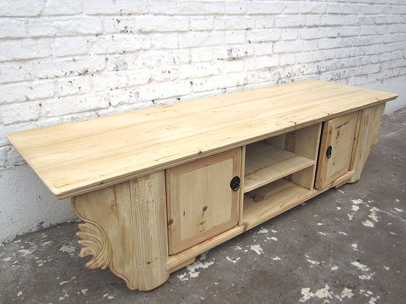 China Lowboard TV Kommode holzfarben vintage style