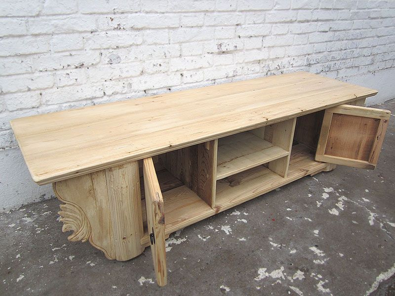 China Lowboard TV Kommode holzfarben vintage style