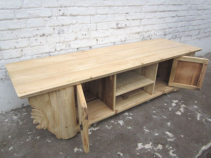 China Lowboard TV Kommode holzfarben vintage style