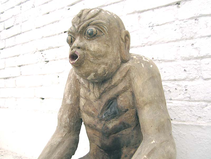 China 1920 Figur Der Fastende Meditation Skulptur buddhistisch Pappel von Luxury Park