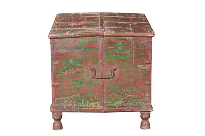 India 1910 Hochzeitstruhe Truhe Metallschlößer Box Kassettenfront