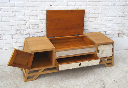 Luxury-Park TV Kommode Lowboard aus Pinie – Chinesisches Design für Ihr Wohnzimmer